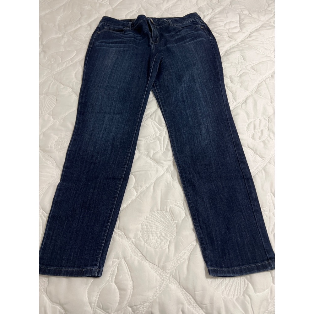 Simply Vera Vera Wang Skinny Mid Rise Jeans Size 12